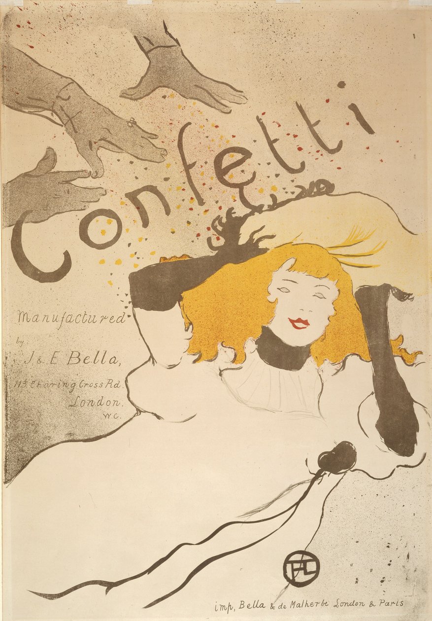 Konfetti da Henri de Toulouse-Lautrec