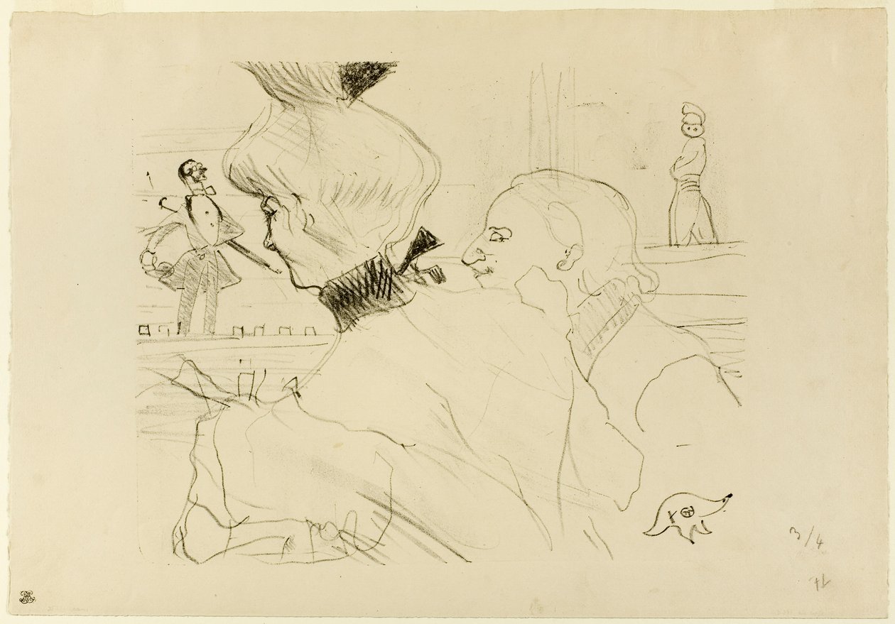Coppia a un Café-Concert da Henri de Toulouse-Lautrec