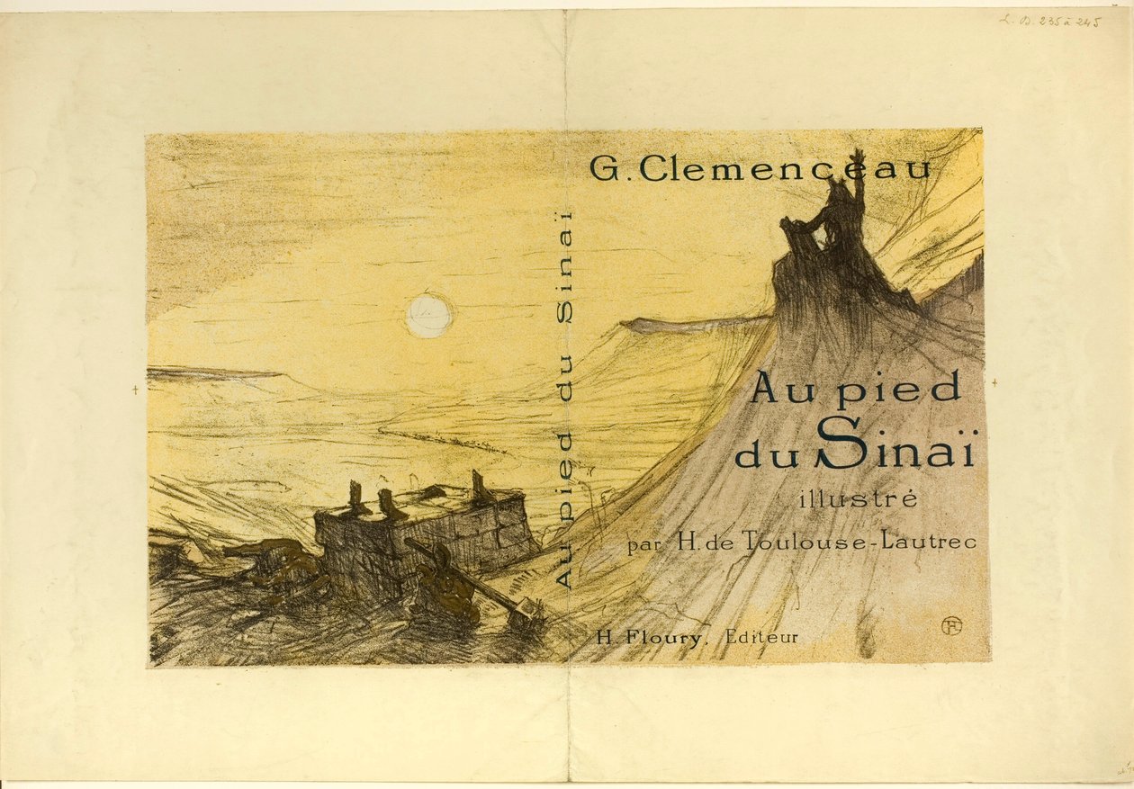 Copertina per Au pied du Sinaï da Henri de Toulouse-Lautrec