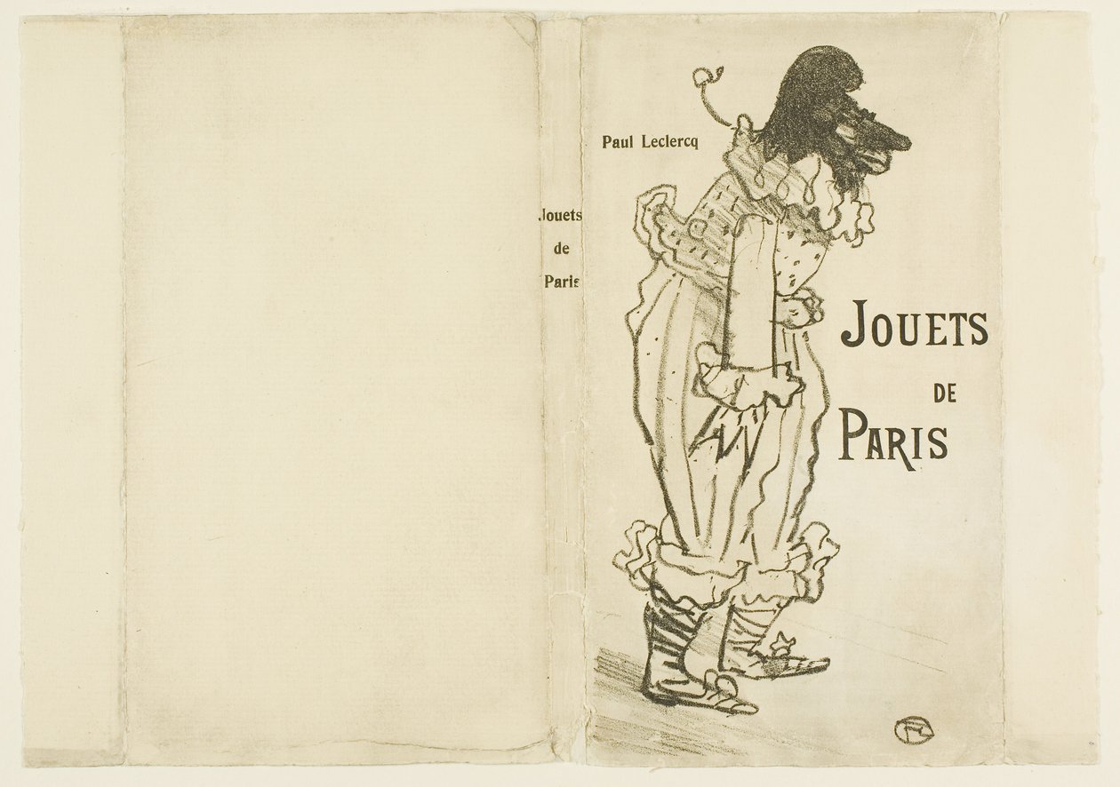 Copertina per "Jouets de Paris" da Henri de Toulouse-Lautrec