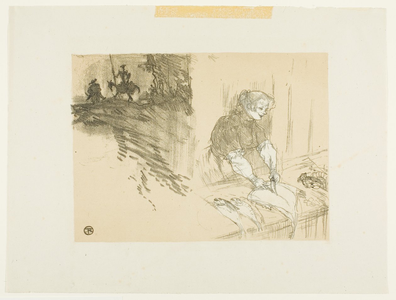 Copertina per Les Courtes Joies da Henri de Toulouse-Lautrec