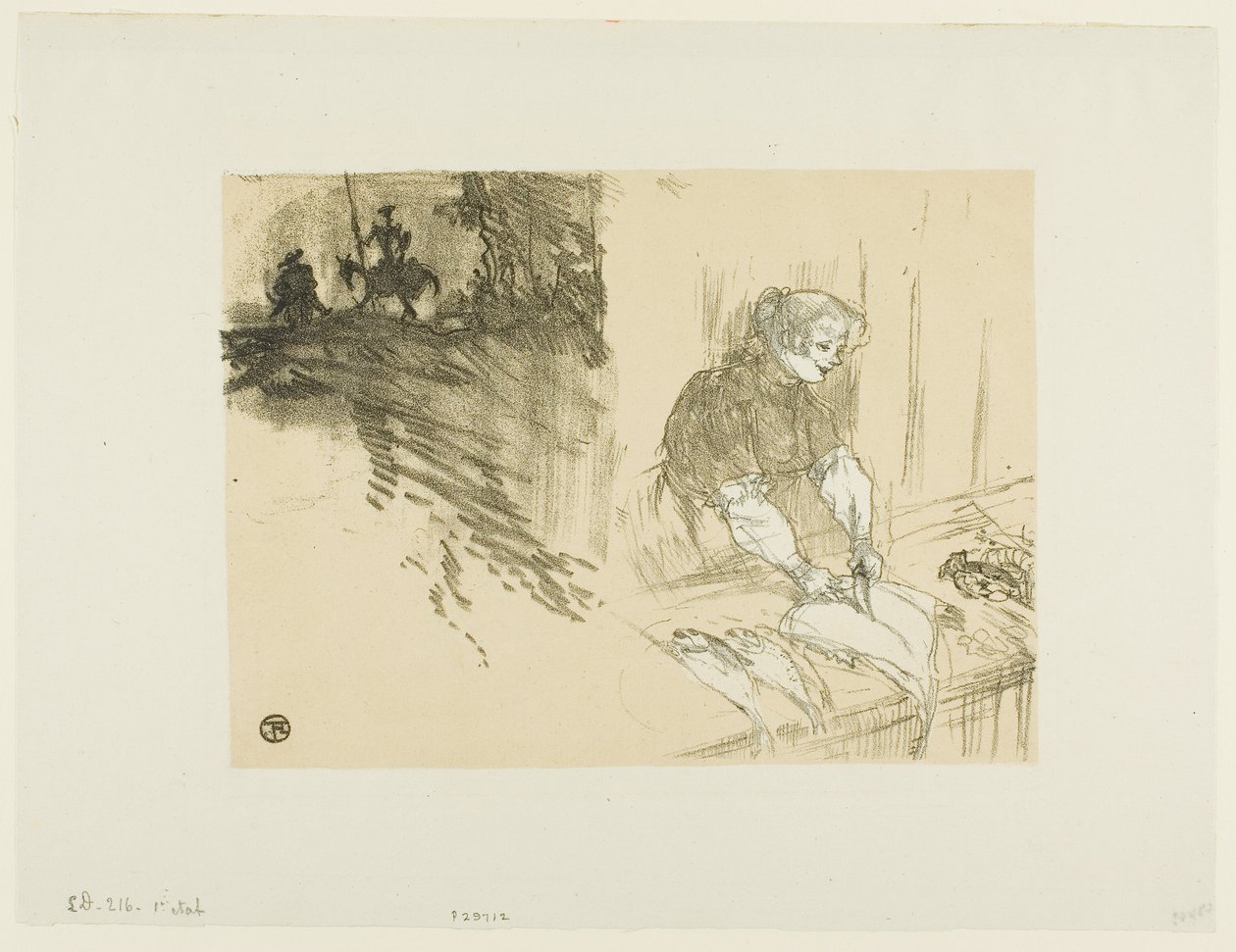 Copertina per Les Courtes Joies da Henri de Toulouse-Lautrec