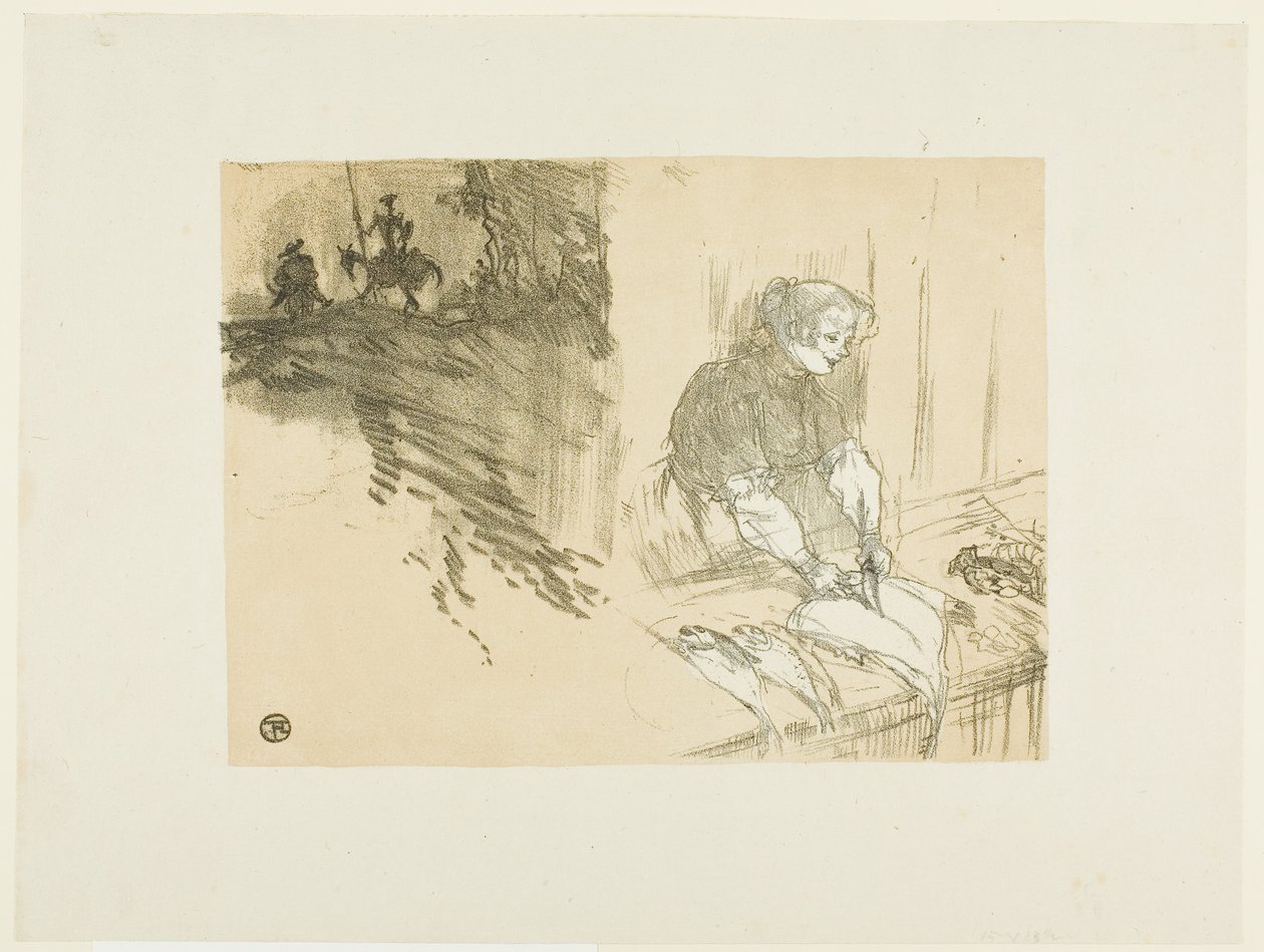 Copertina per Les Courtes Joies da Henri de Toulouse-Lautrec