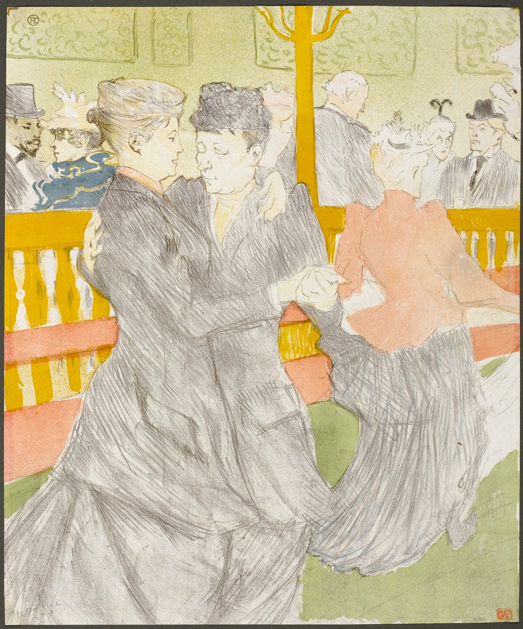 Ballo al Moulin Rouge da Henri de Toulouse-Lautrec