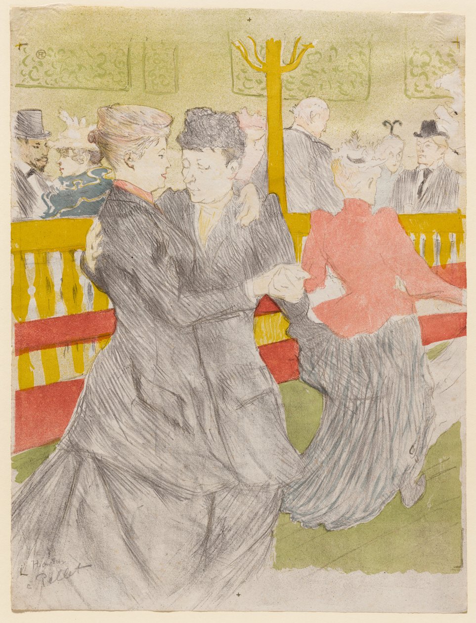 Ballo al Moulin Rouge da Henri de Toulouse-Lautrec