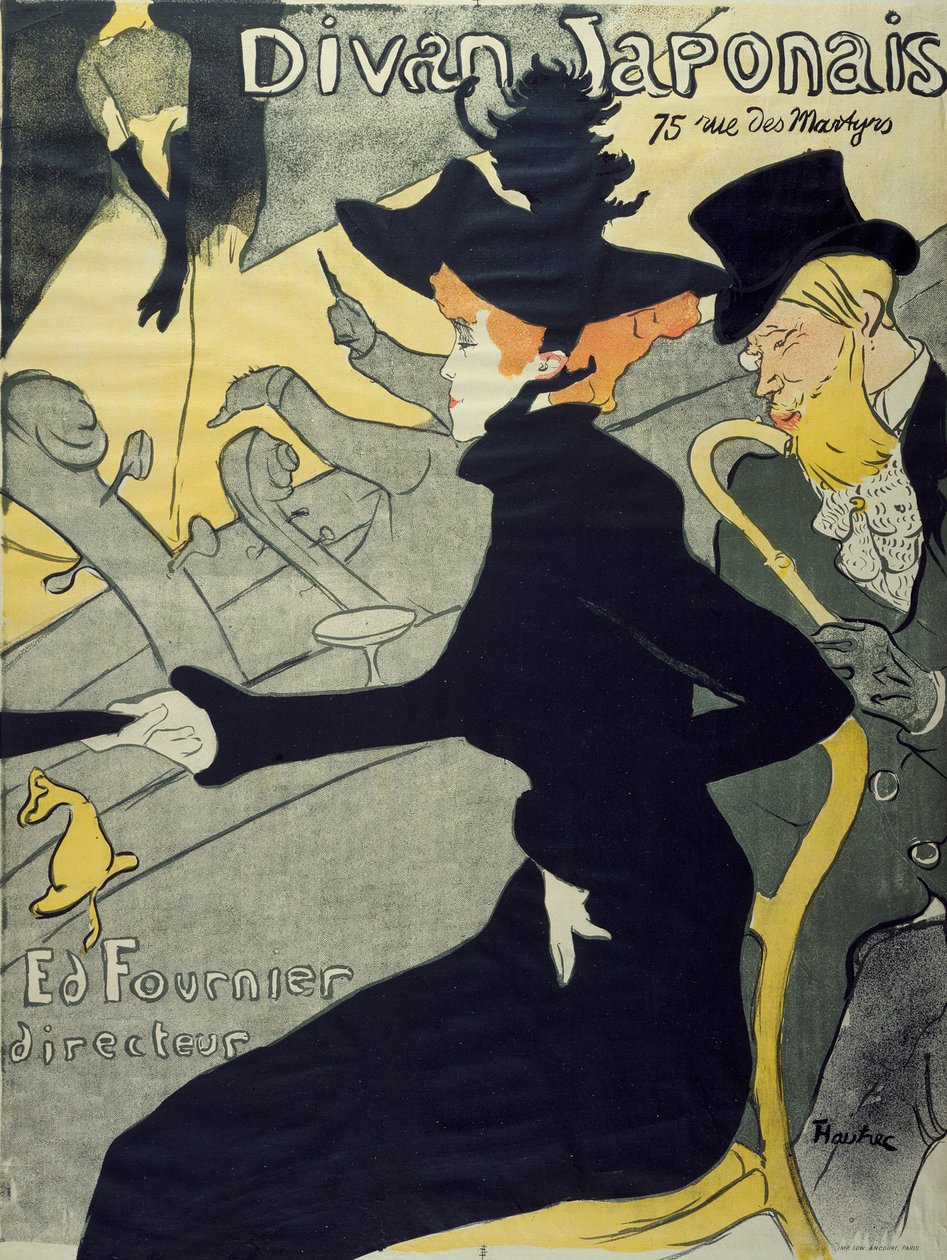 Divan Japonais da Henri de Toulouse-Lautrec