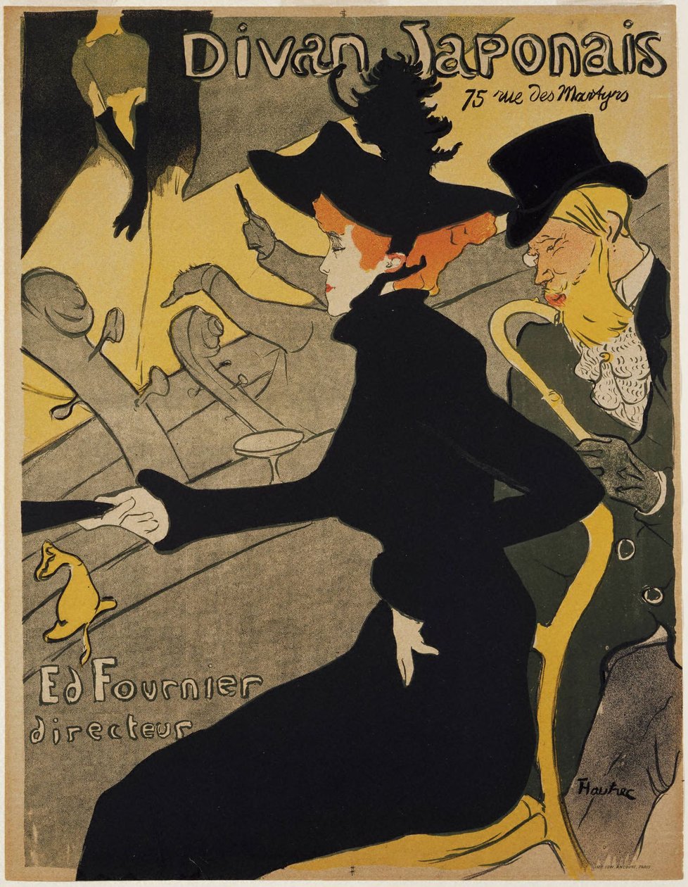 Divan Japonais da Henri de Toulouse-Lautrec