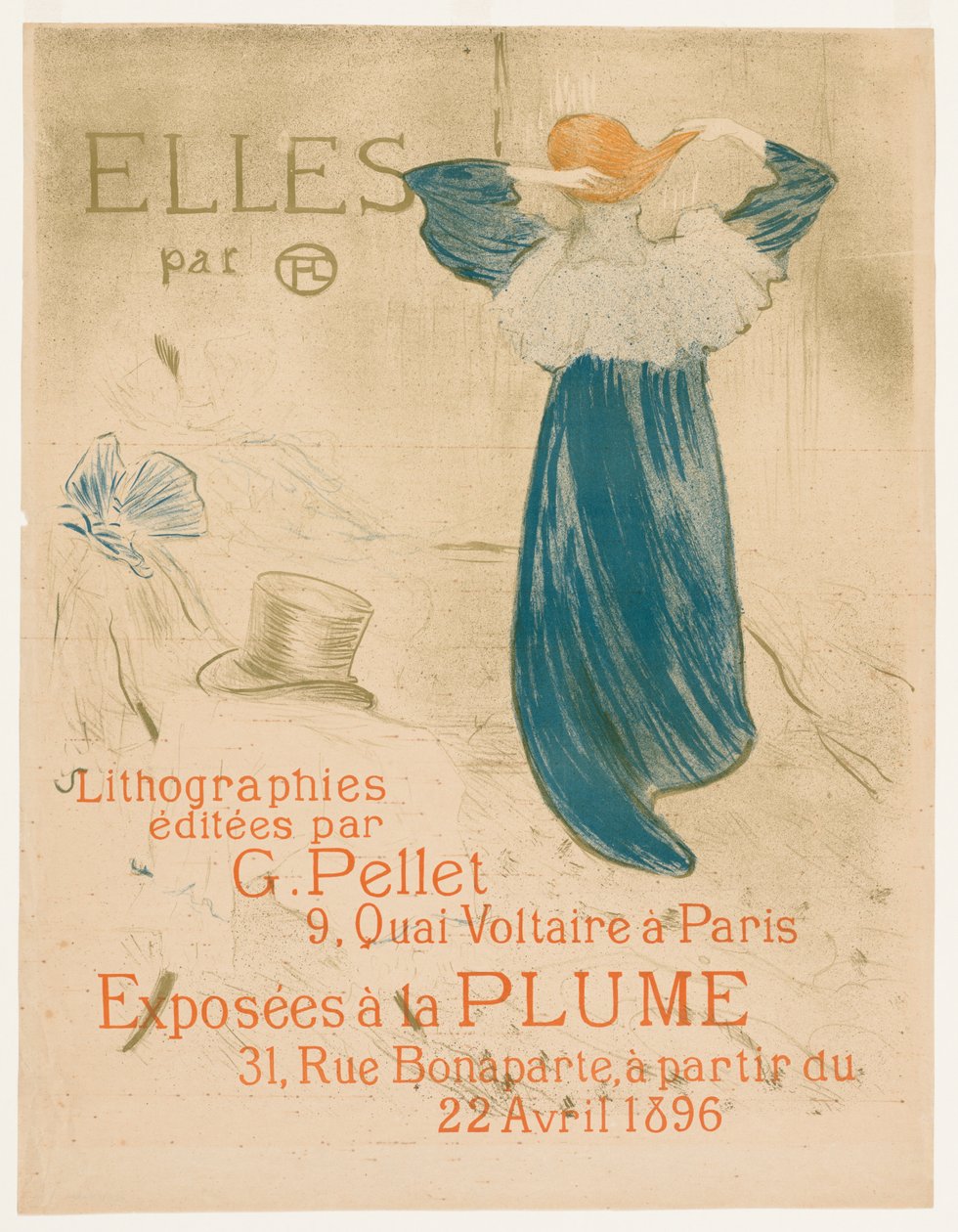 Elles: Frontespizio da Henri de Toulouse-Lautrec