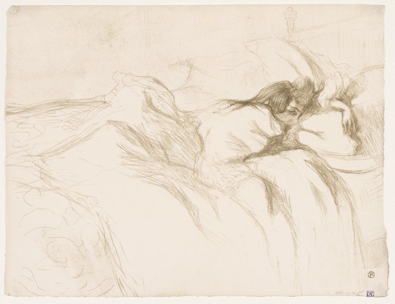 Elles: Donna che dorme da Henri de Toulouse-Lautrec
