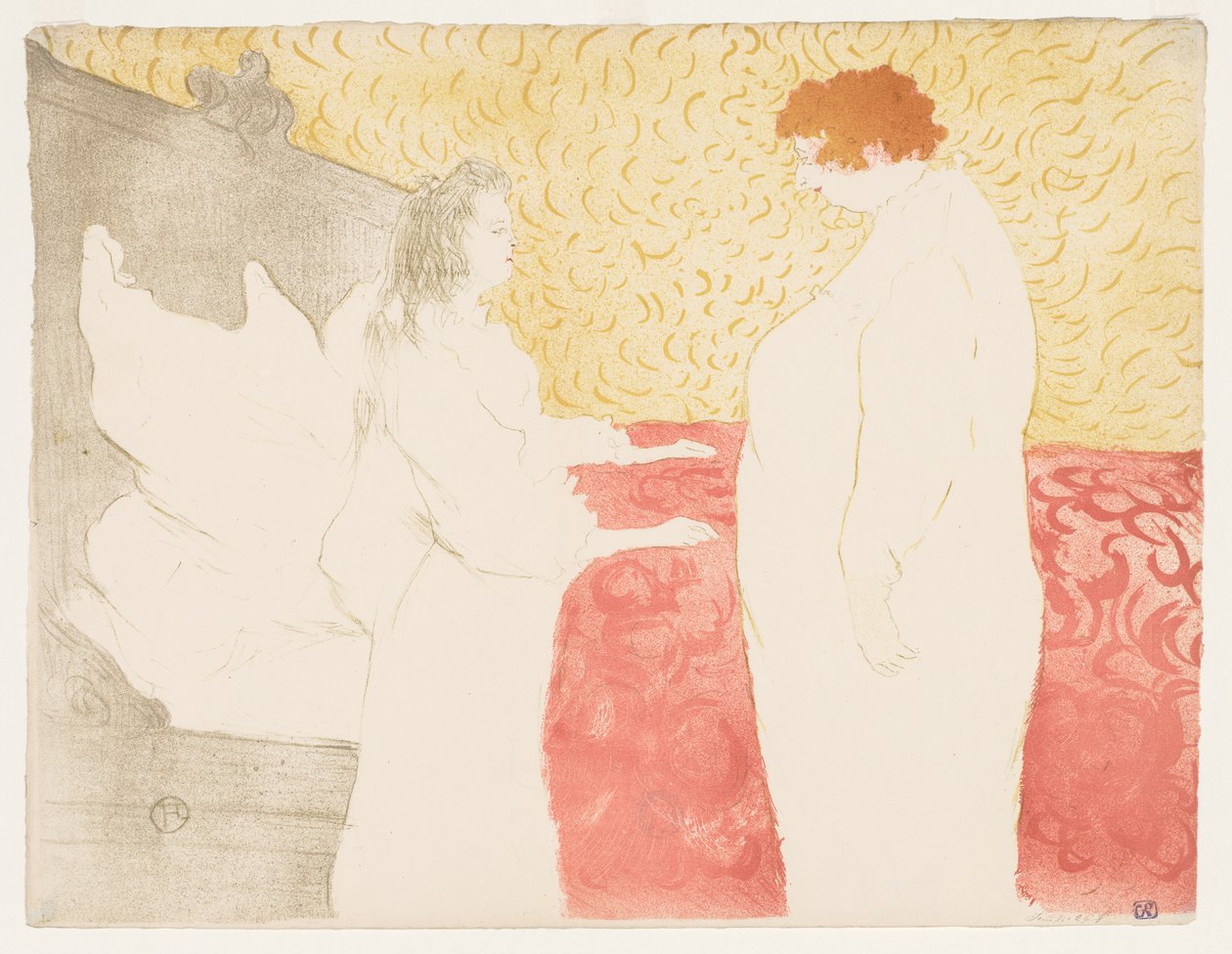 Elles: Donna a letto da Henri de Toulouse-Lautrec