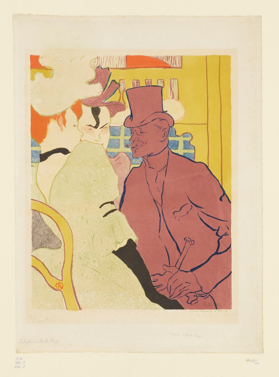 Inglesi al Moulin Rouge da Henri de Toulouse Lautrec
