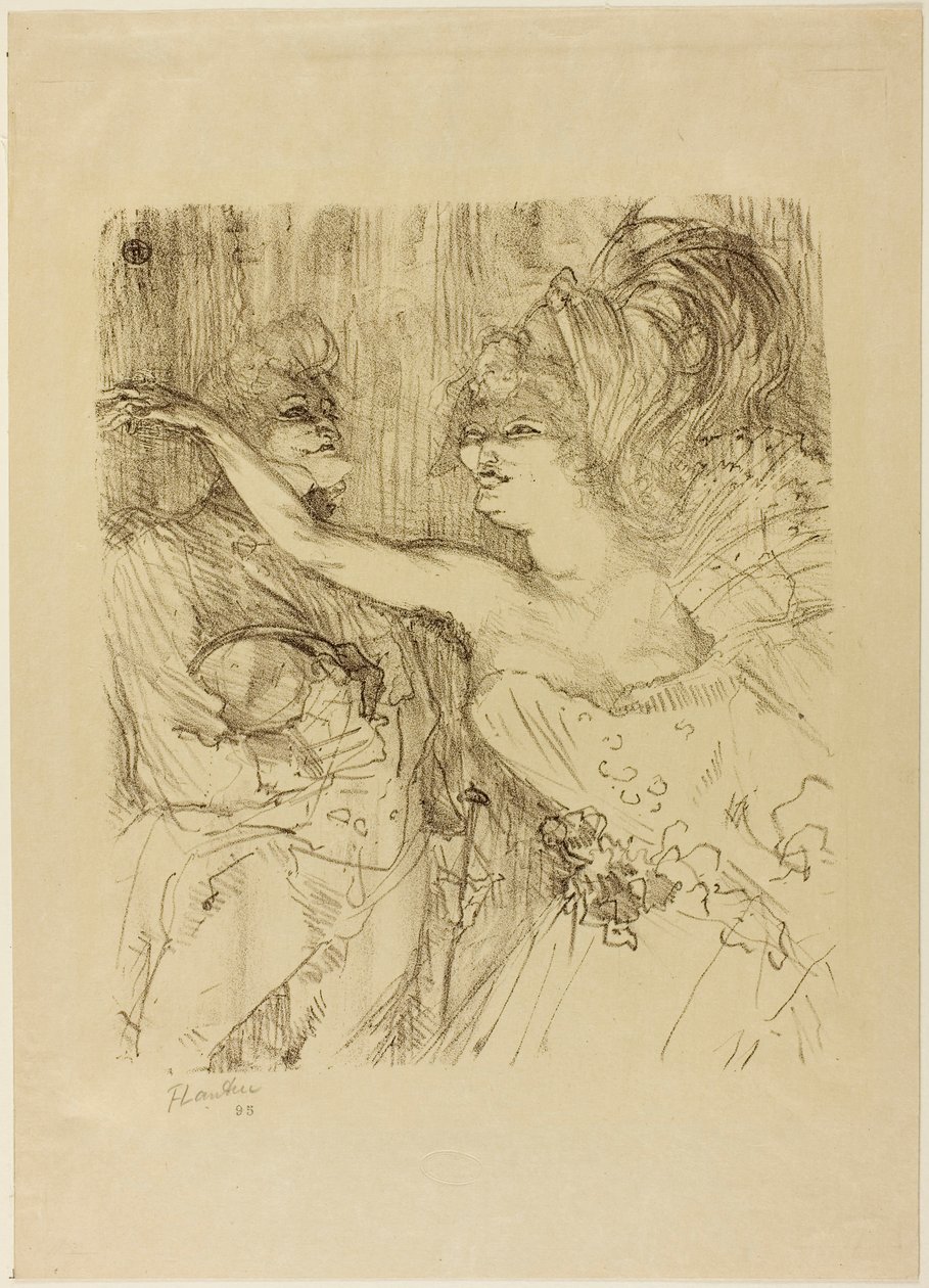 Guy e Mealy, in "Parigi che cammina" da Henri de Toulouse-Lautrec