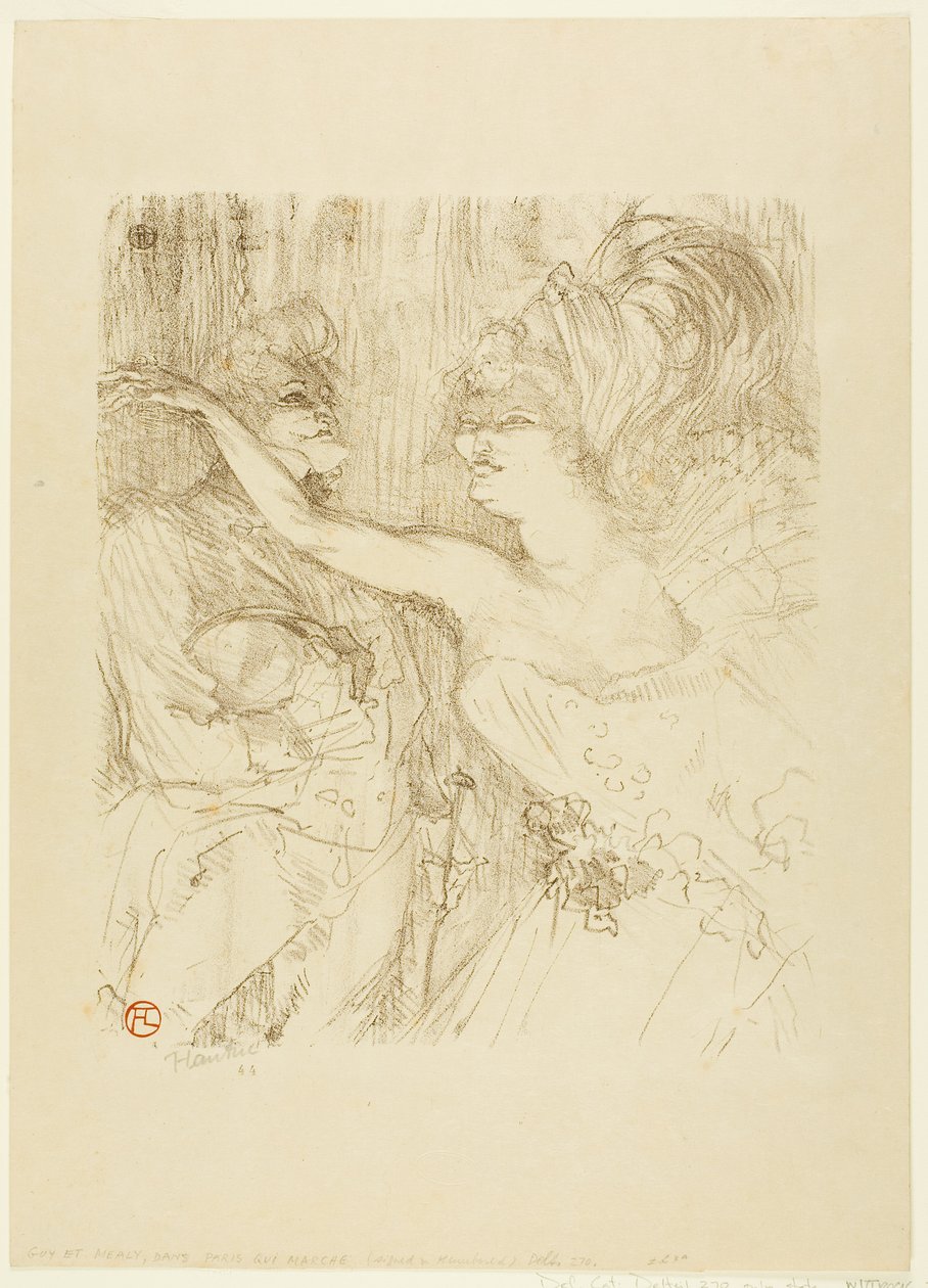 Guy e Mealy, in "Paris qui Marche da Henri de Toulouse-Lautrec