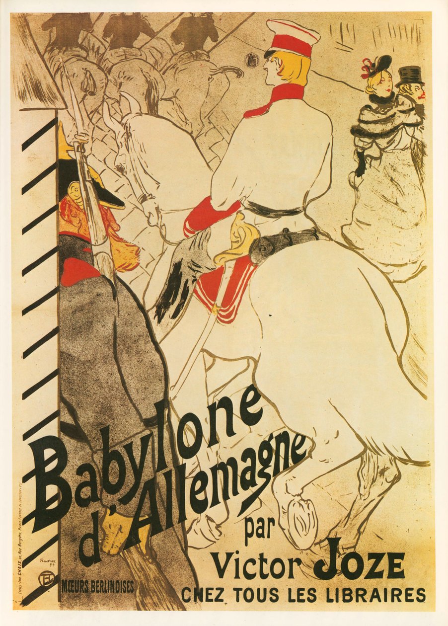 Henri de Toulouse-Lautrec: Babilonia in Germania ... (litografia) da Henri de Toulouse-Lautrec