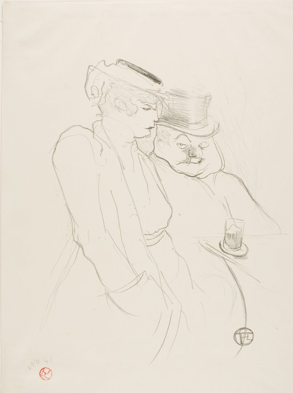 Nei loro quaranta da Henri de Toulouse-Lautrec