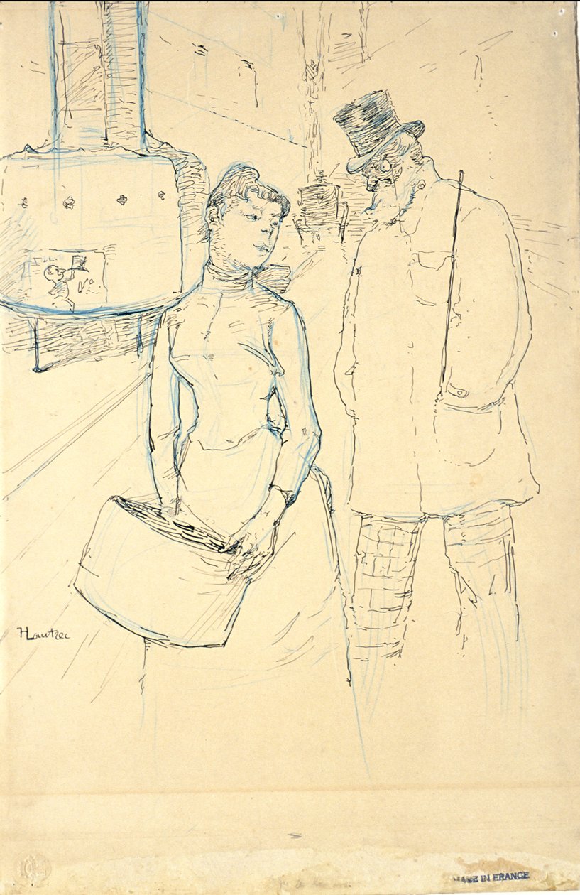 Per strada da Henri de Toulouse-Lautrec