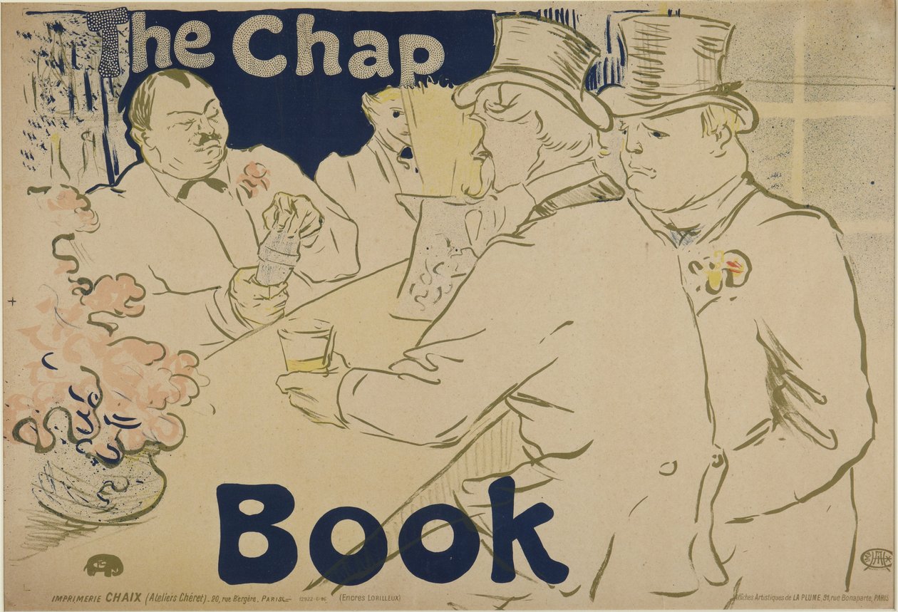 Irish and American Bar, Rue Royale — "The Chapbook" da Henri de Toulouse-Lautrec