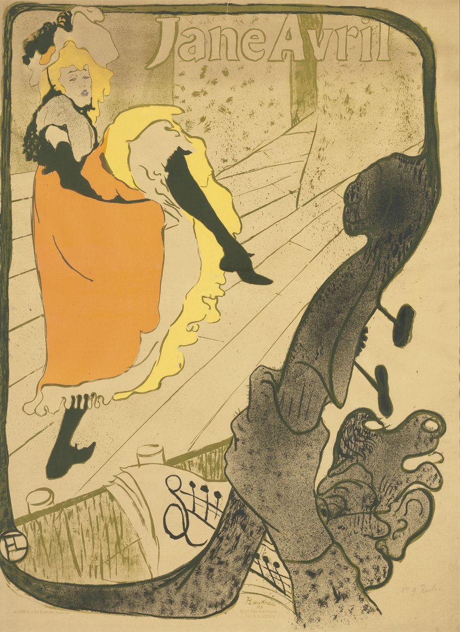 Jane Avril da Henri de Toulouse-Lautrec