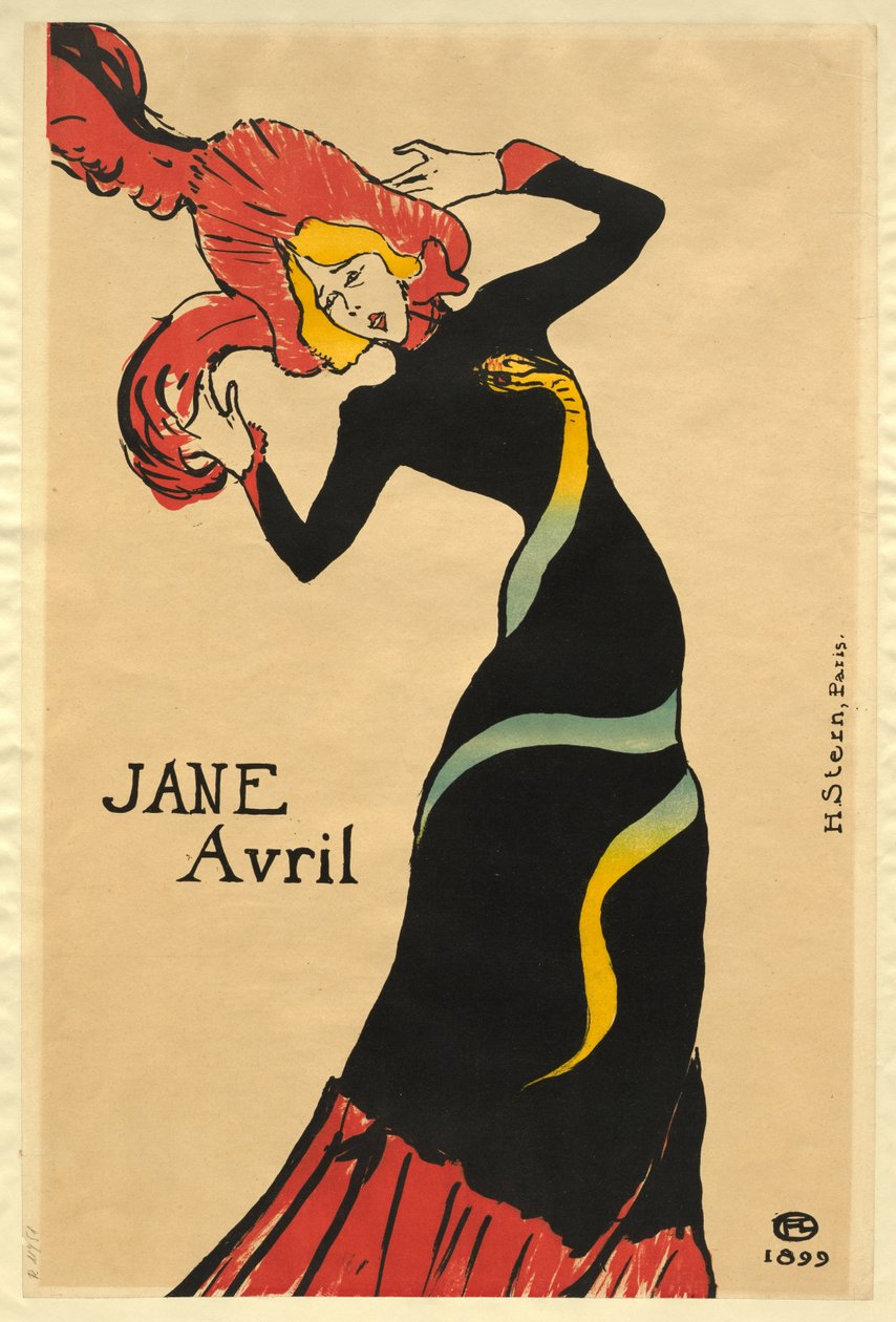 Jane Avril da Henri de Toulouse-Lautrec