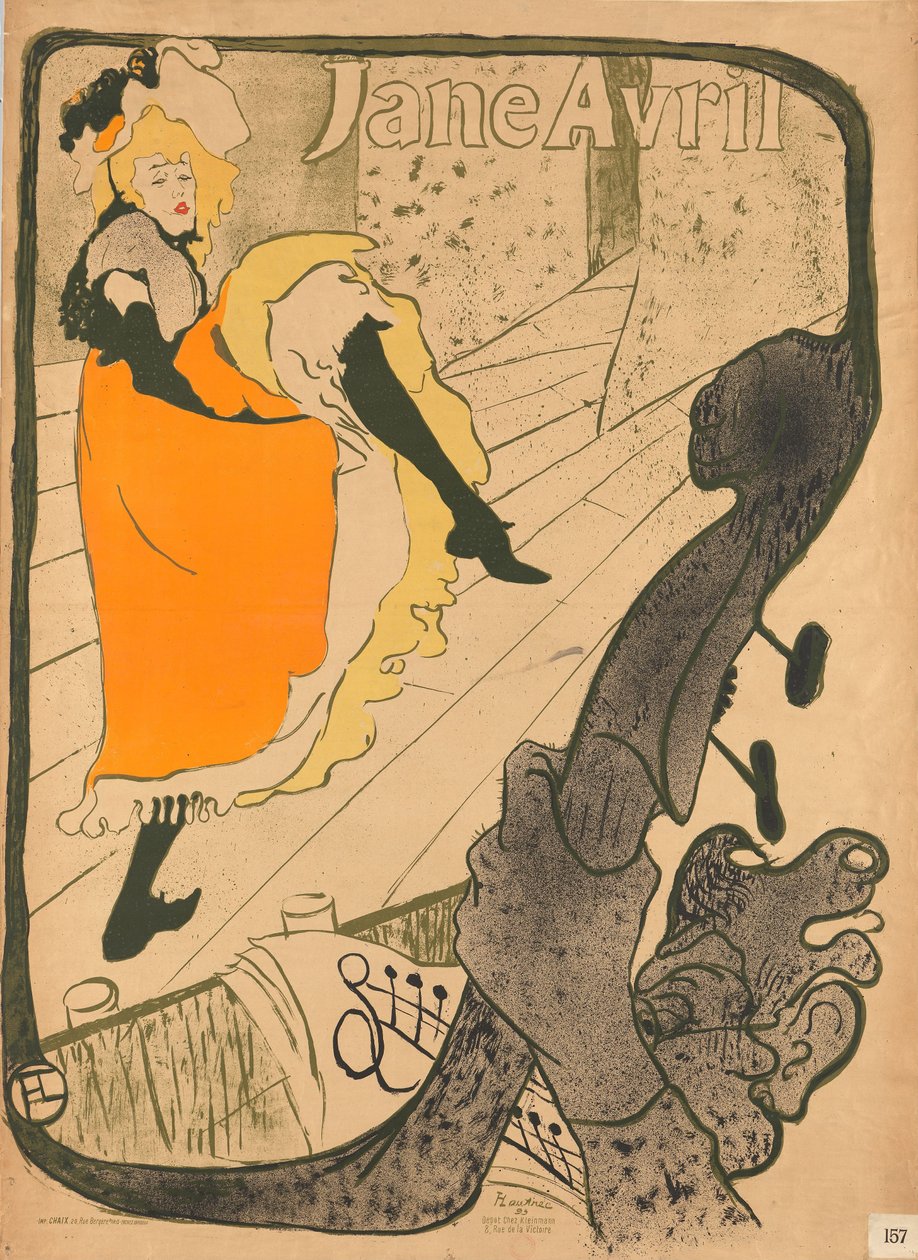 Jane Avril da Henri de Toulouse-Lautrec