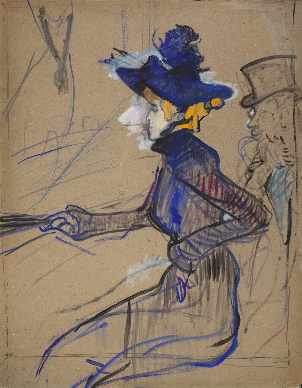 Jane Avril al Divan Japonais da Henri de Toulouse-Lautrec