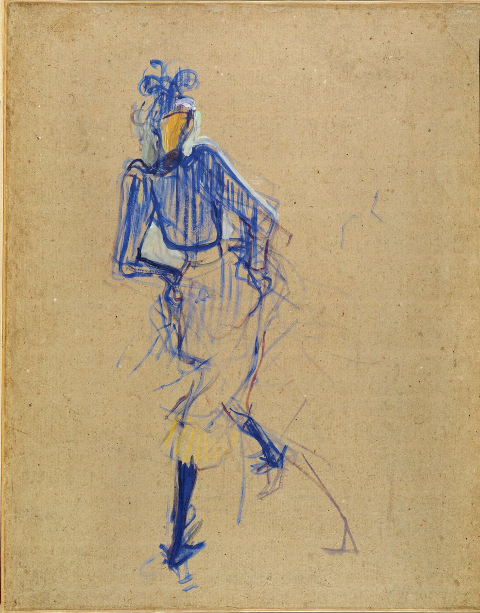 Jane Avril che balla da Henri de Toulouse-Lautrec