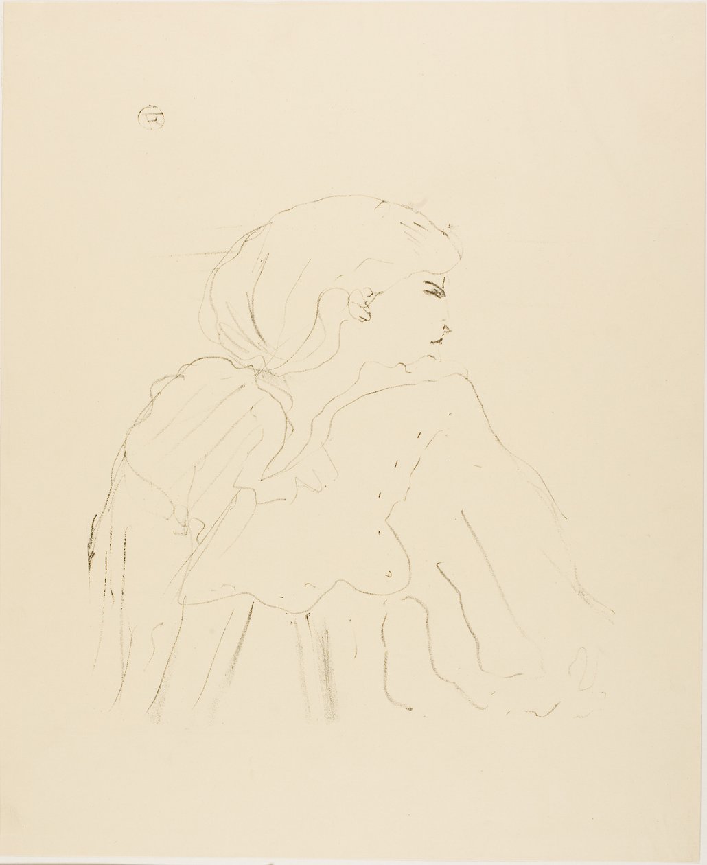 Jane Hading, da Treize Lithographies da Henri de Toulouse-Lautrec