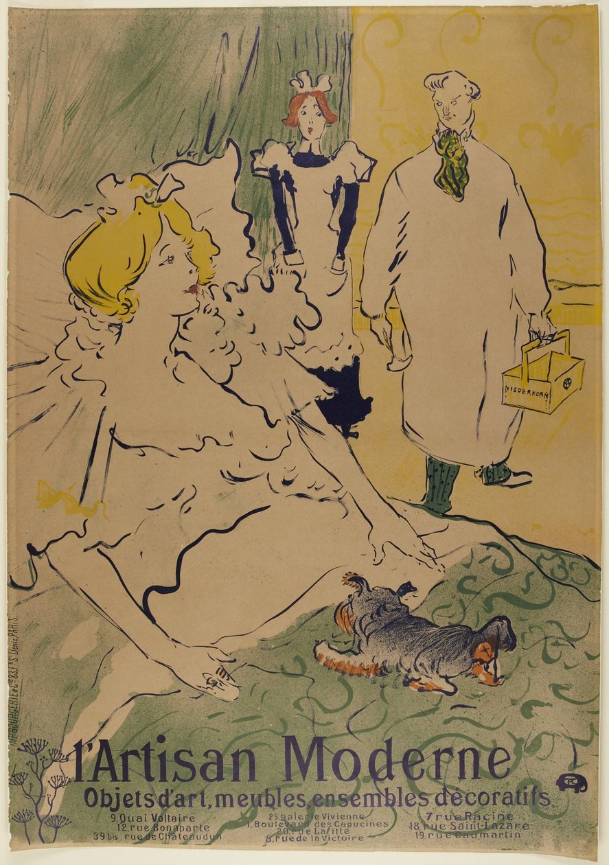 L’artigiano moderno da Henri de Toulouse-Lautrec