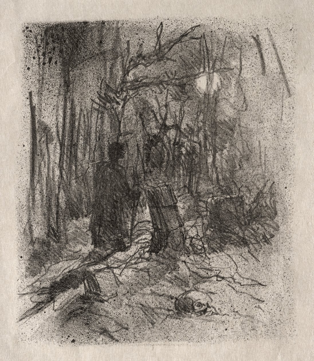 Il cimitero di Busk da Henri de Toulouse-Lautrec