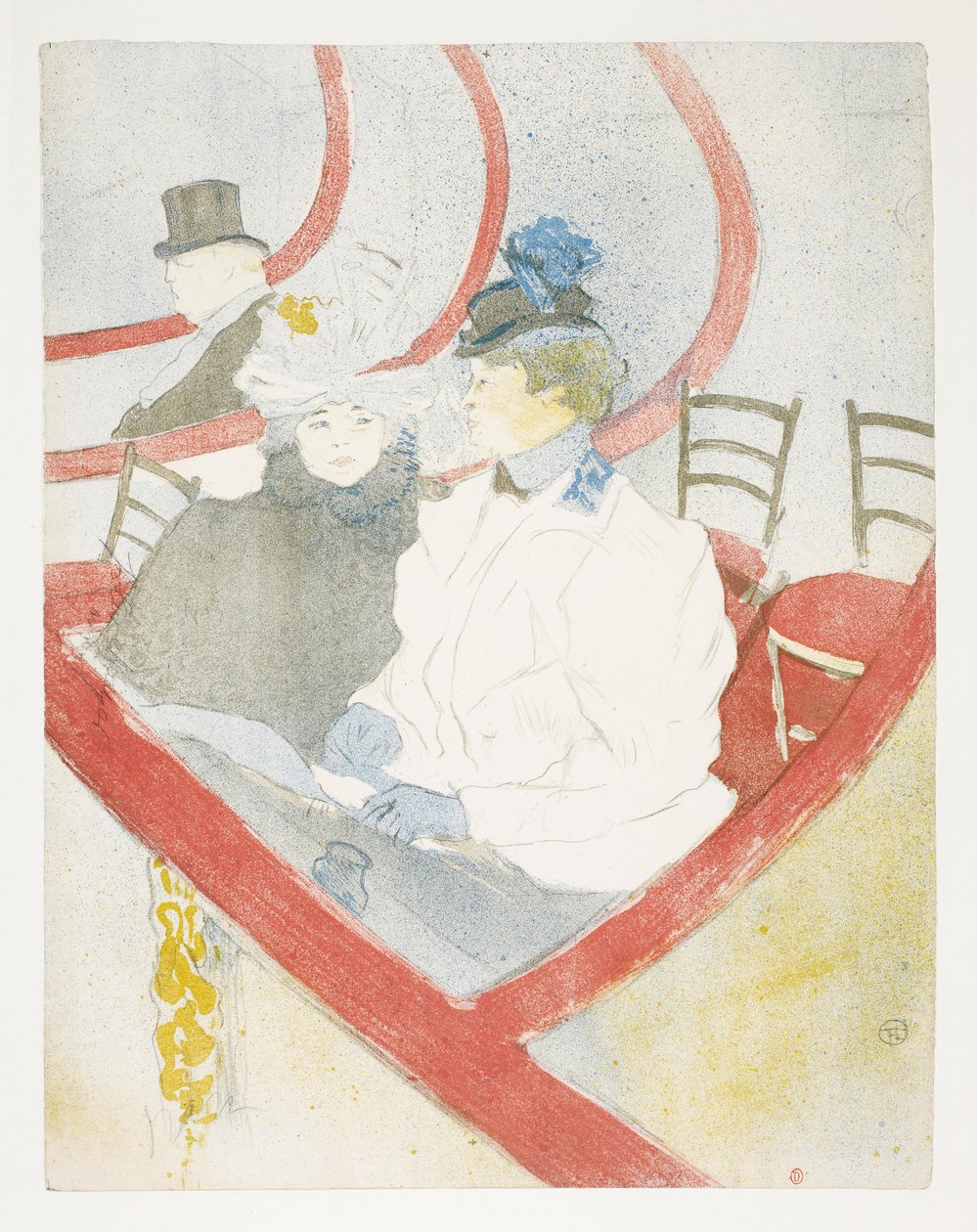 Il grande palco da Henri de Toulouse-Lautrec