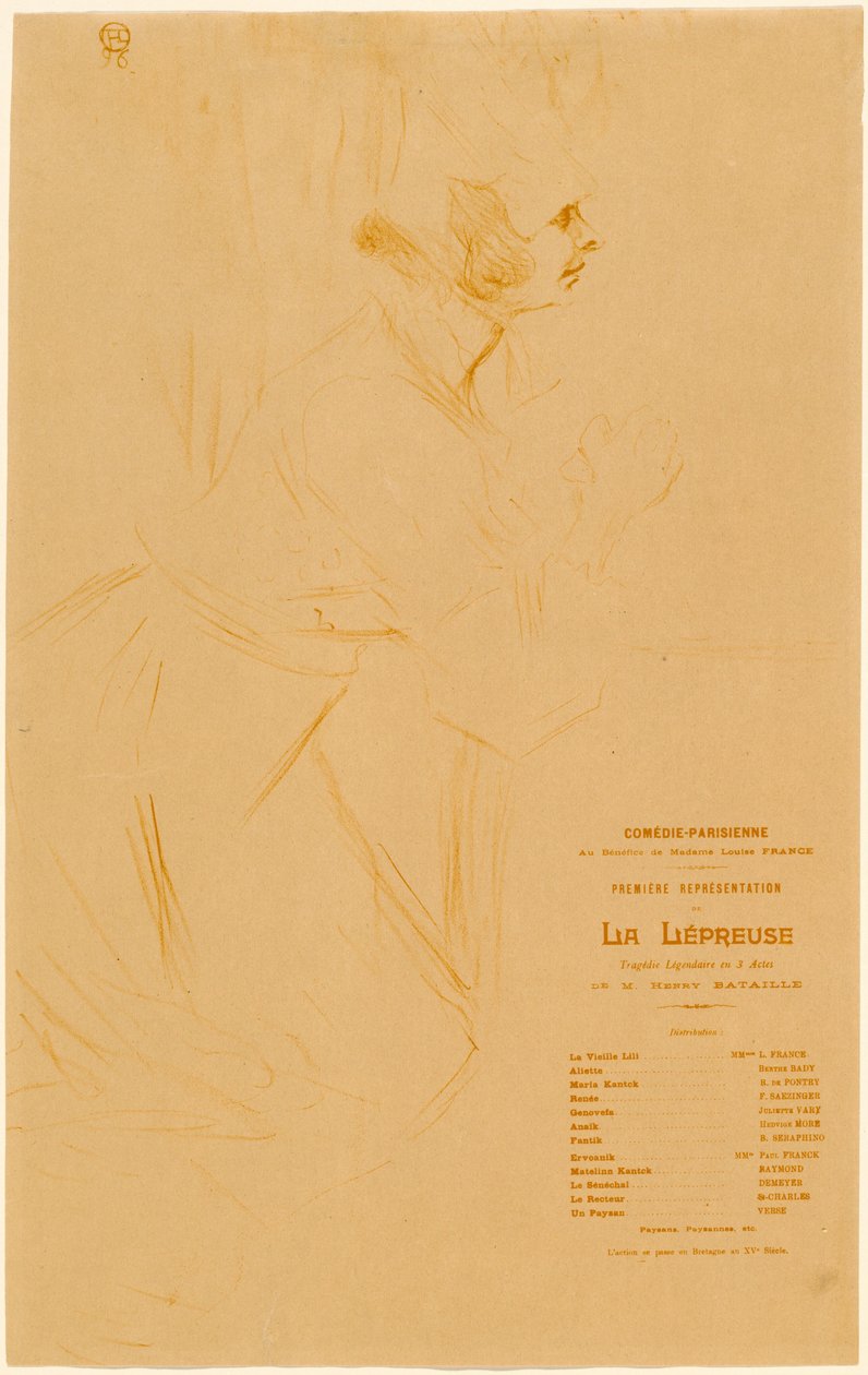 La Lebbrosa da Henri de Toulouse-Lautrec