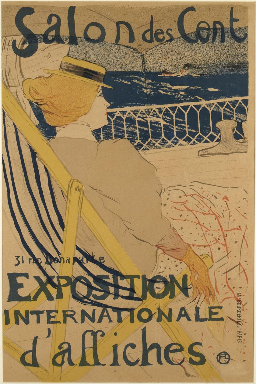La Passagère du 54 - Promenade en Yacht (La passeggera del numero 54 - Una crociera) da Henri de Toulouse-Lautrec