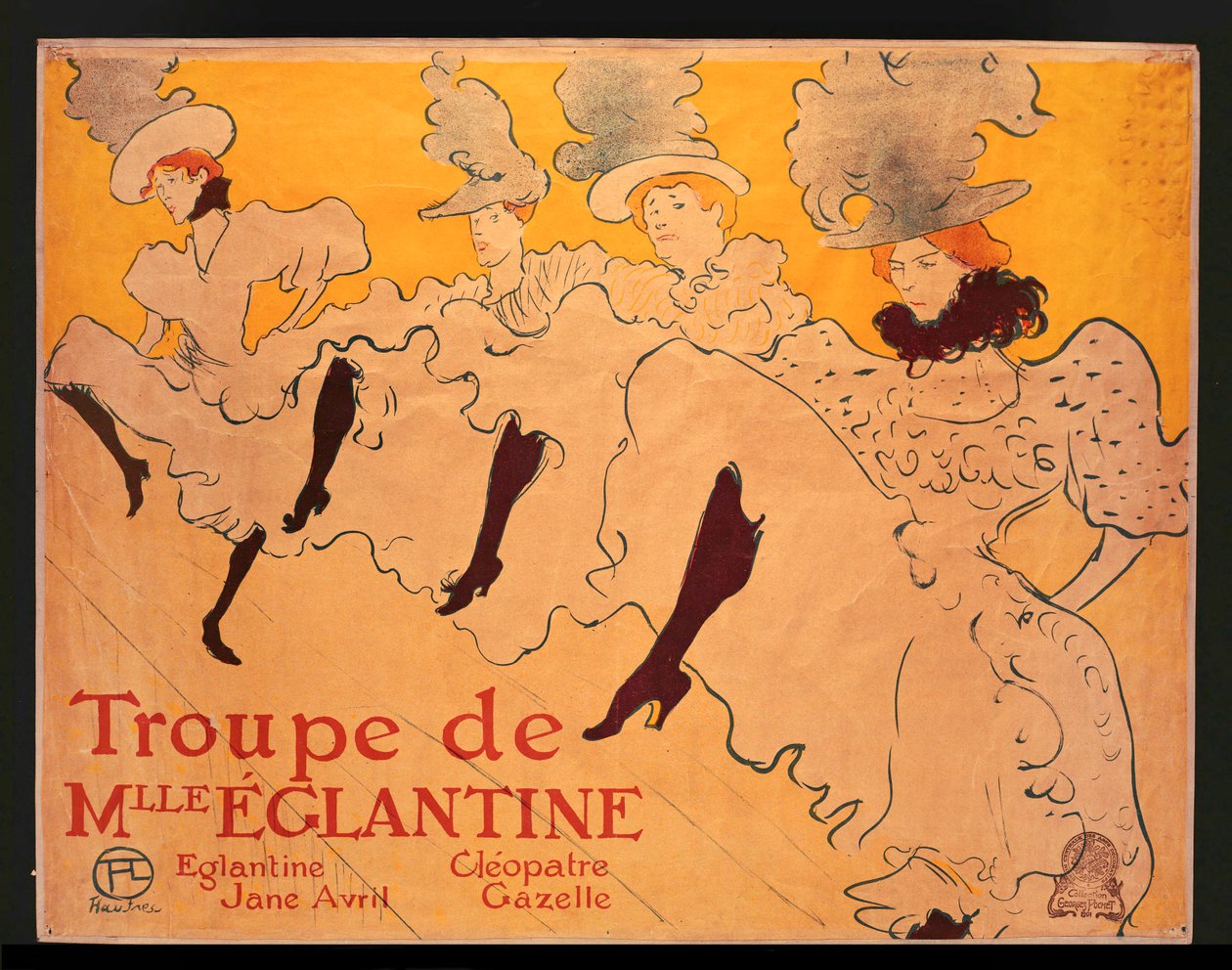La troupe di Miss Eglantine da Henri de Toulouse-Lautrec