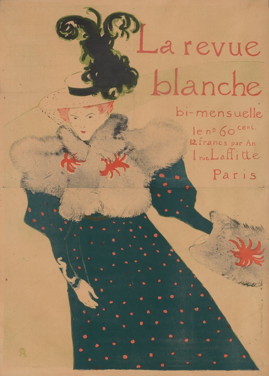 La revue blanche da Henri de Toulouse-Lautrec