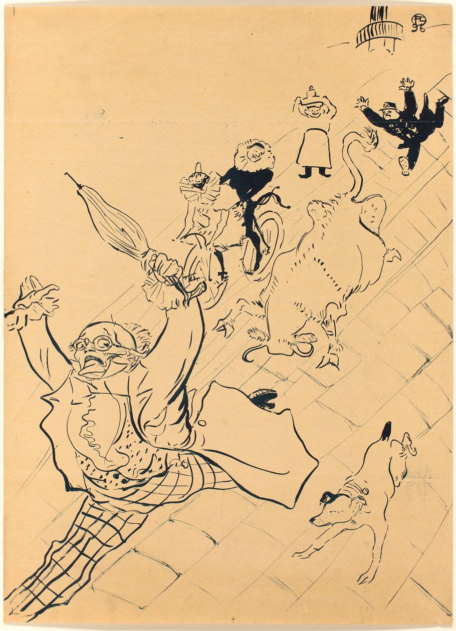 La vache enragée da Henri de Toulouse-Lautrec