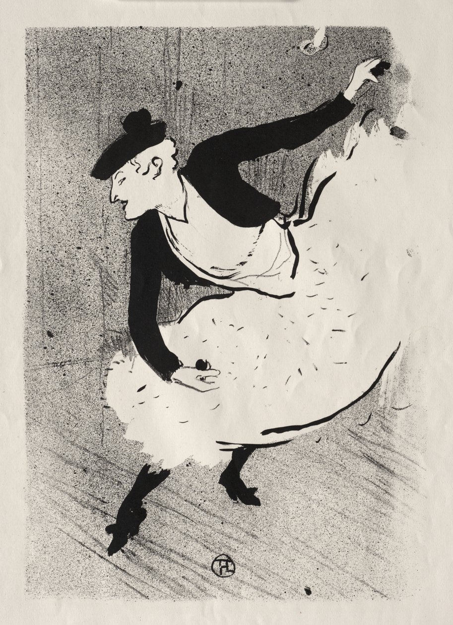 Le Café-concert: Edmée Lescot da Henri de Toulouse-Lautrec