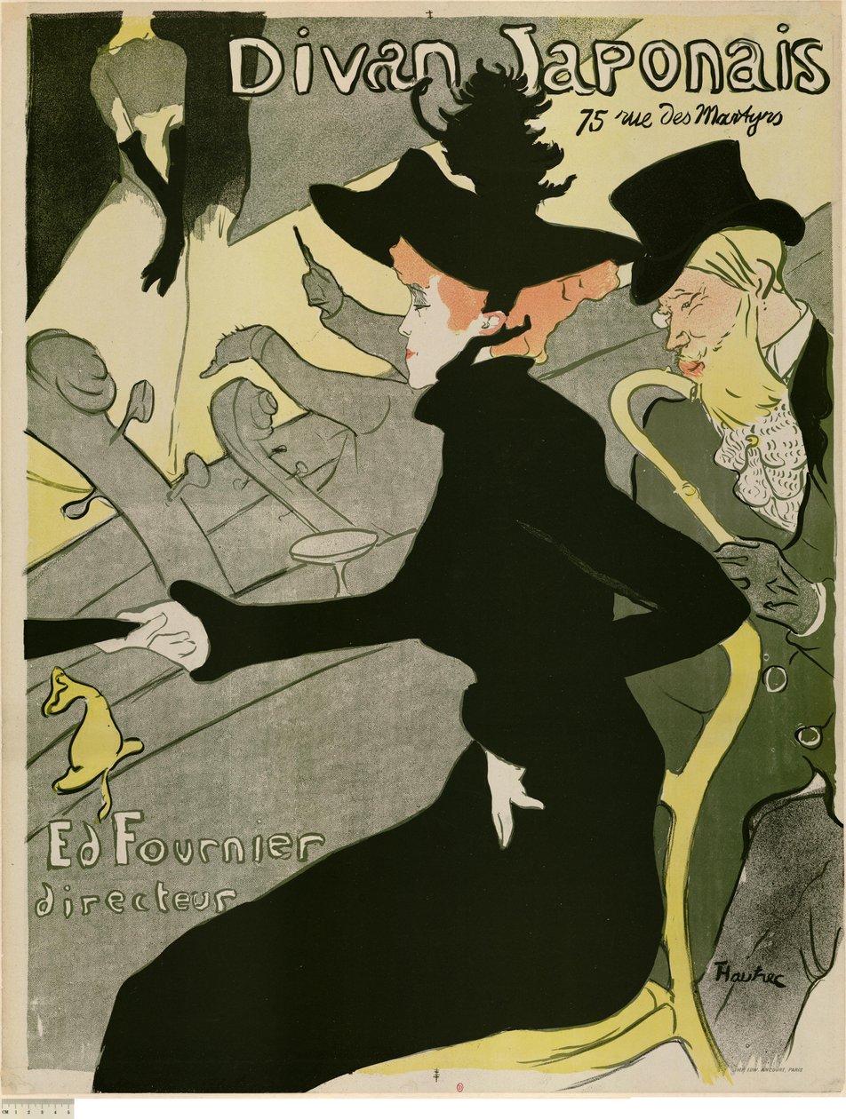 Il Divano Giapponese da Henri de Toulouse-Lautrec