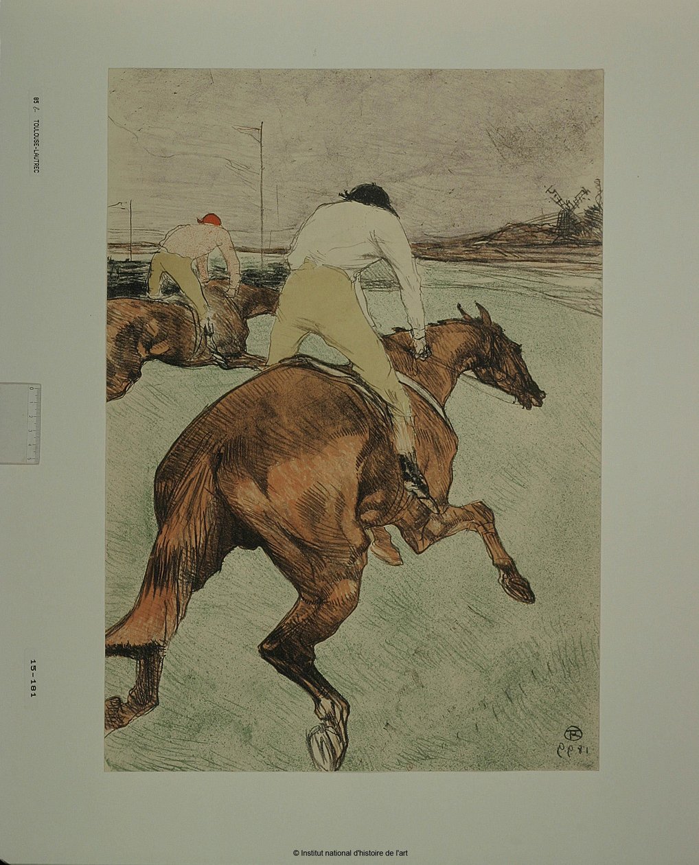 Il fantino [prova b] da Henri de Toulouse-Lautrec