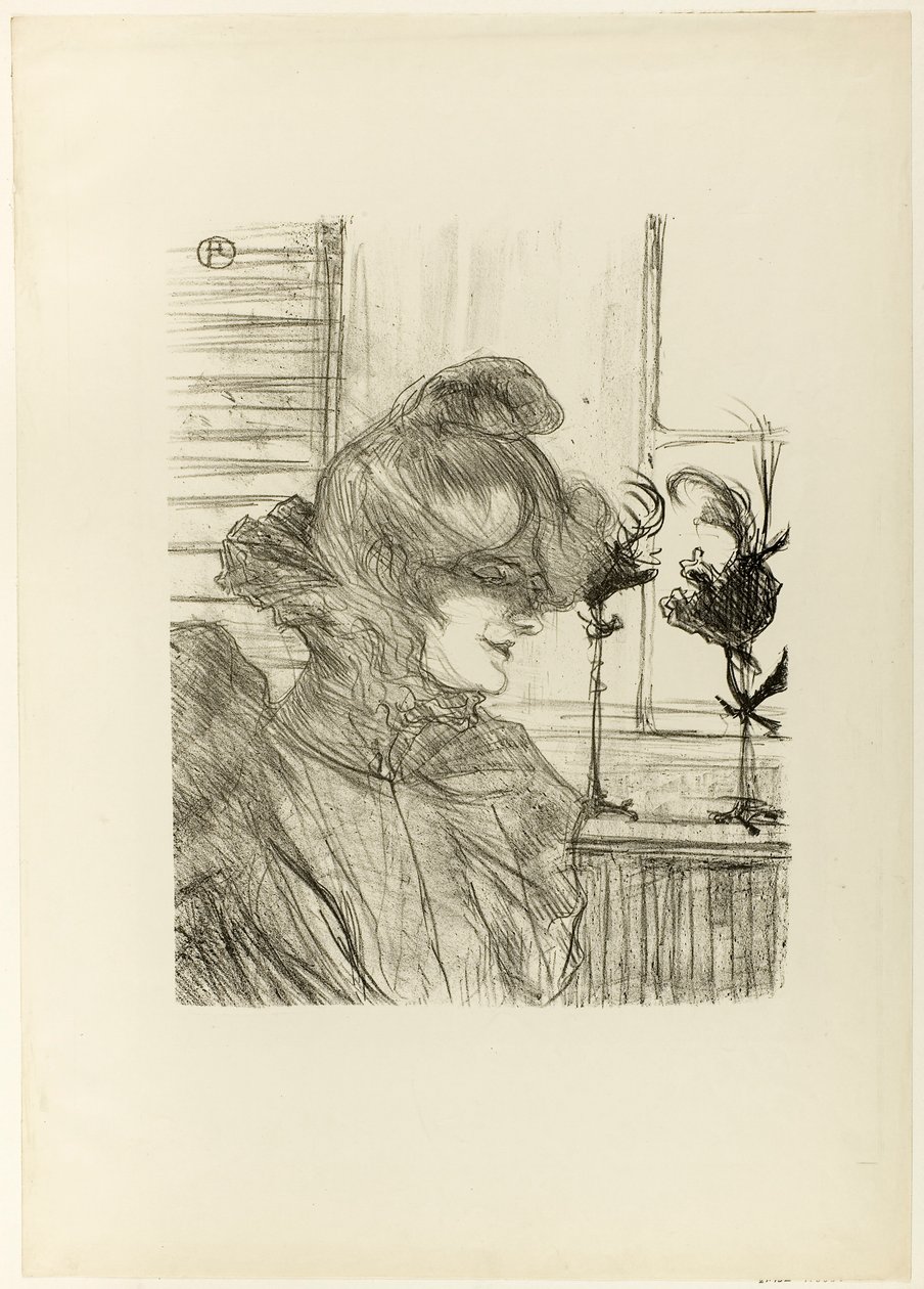 Le Margoin (Mademoiselle Louise Blouet) da Henri de Toulouse-Lautrec