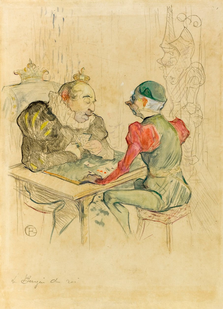 Le bézigue da Henri de Toulouse-Lautrec