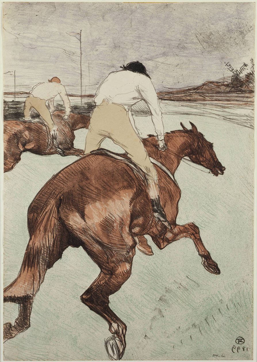 Le jockey (Il fantino) da Henri de Toulouse-Lautrec