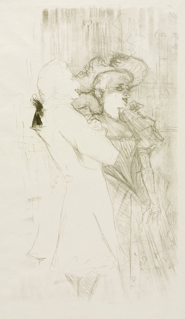 Lender e Auguez in "La canzone della fortuna" da Henri de Toulouse-Lautrec