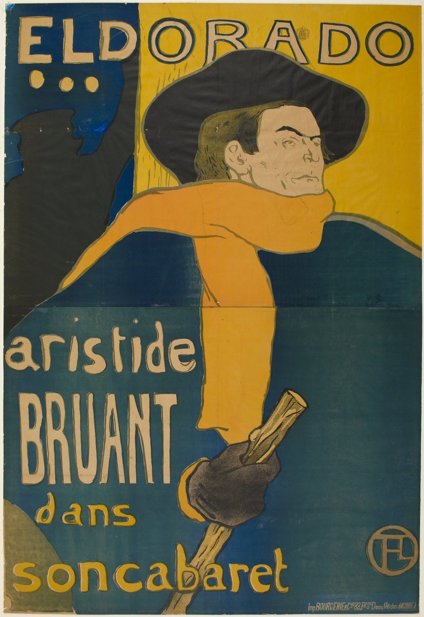 Les Ambassadeurs: Aristide Bruant da Henri de Toulouse-Lautrec
