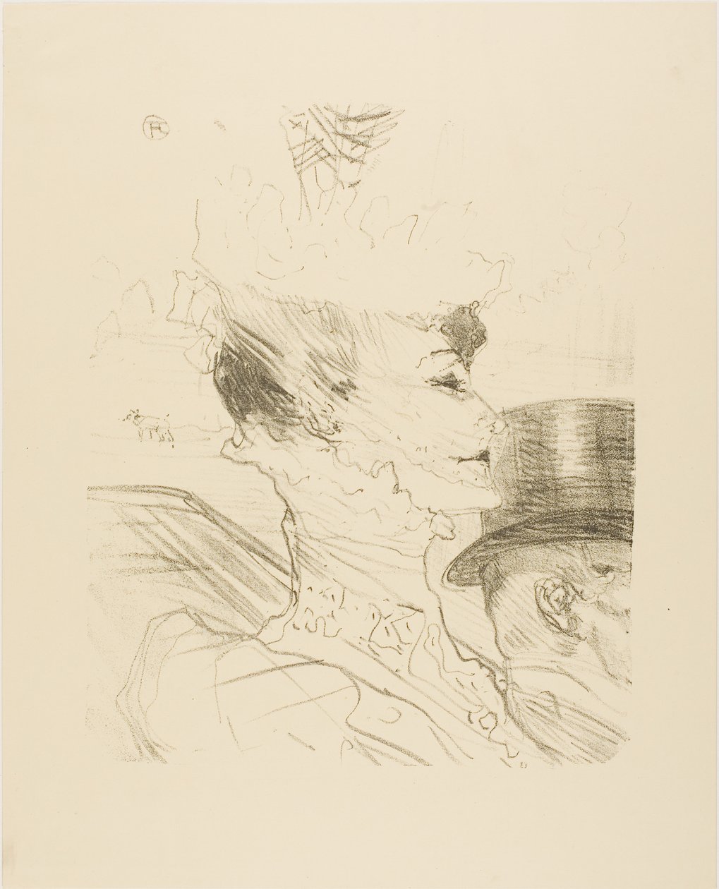 Louise Balthy, da Treize Lithographies da Henri de Toulouse-Lautrec