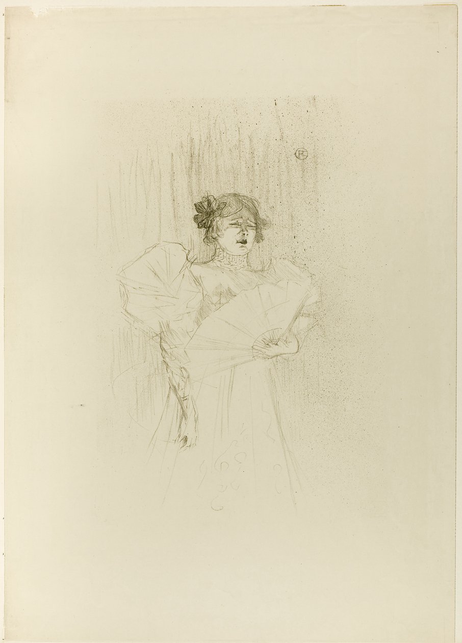 Luce Myrès, vista frontale da Henri de Toulouse-Lautrec