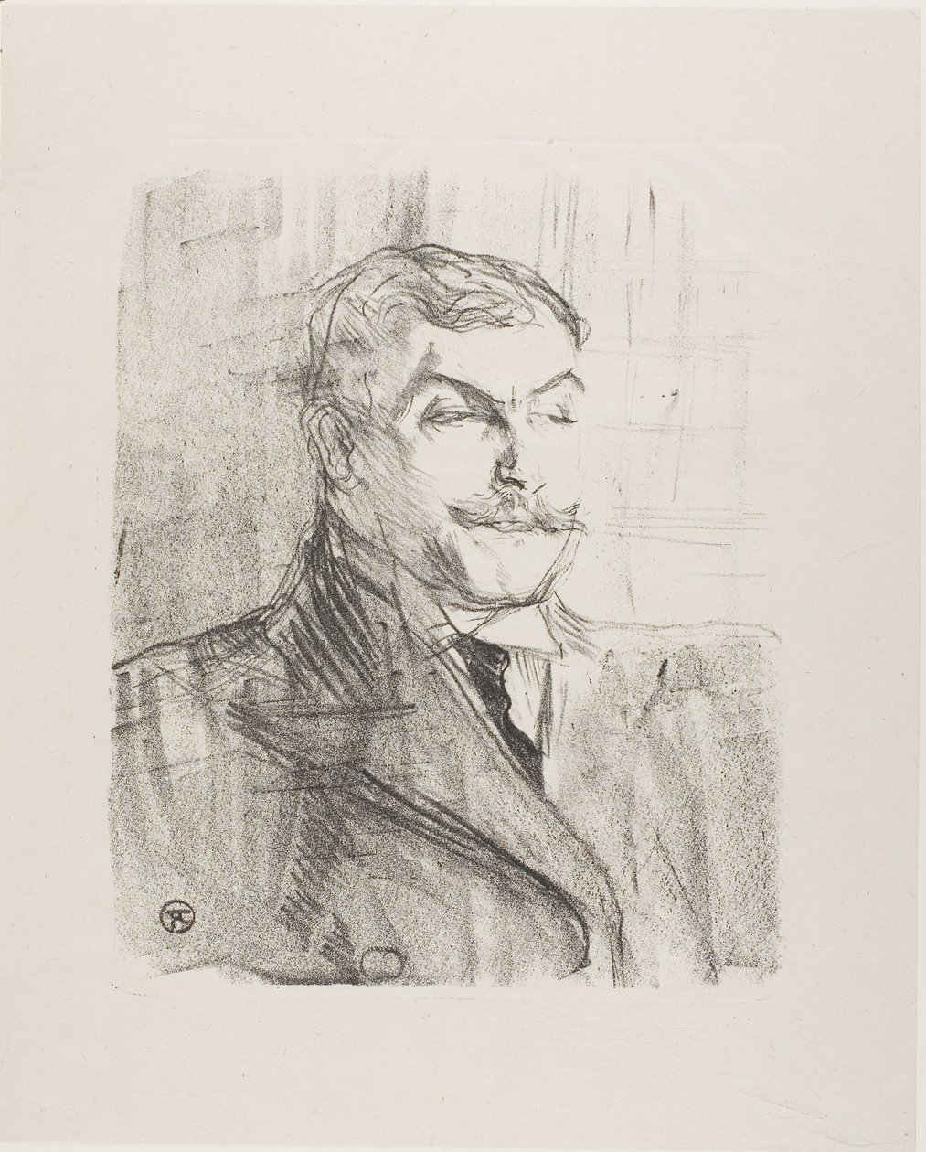 Lucien Guitry, da Tredici Litografie da Henri de Toulouse-Lautrec