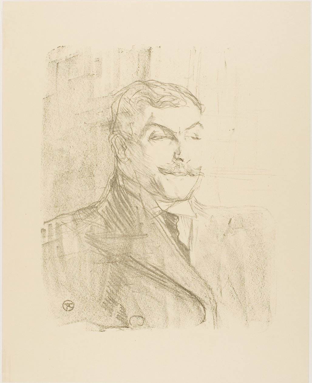 Lucien Guitry, da Treize Lithographies da Henri de Toulouse-Lautrec