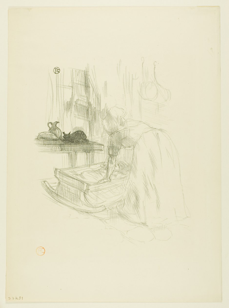 Ninna nanna, da Mélodies de Désiré Dihau da Henri de Toulouse-Lautrec