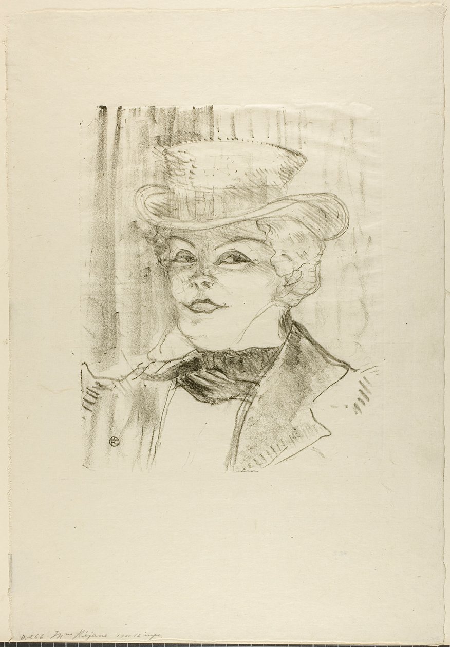 Madame Réjane da Henri de Toulouse-Lautrec