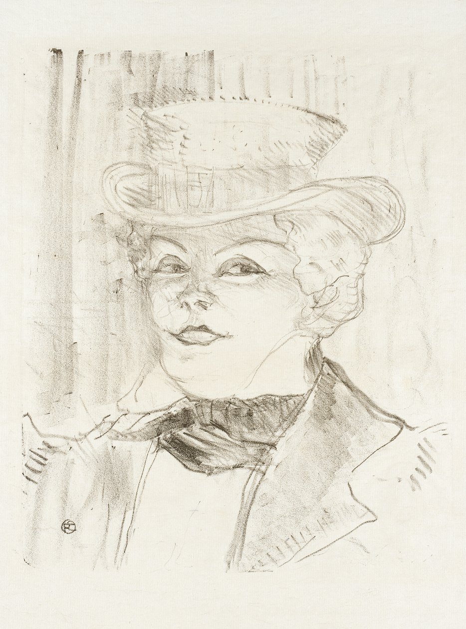 Signora Réjane da Henri de Toulouse-Lautrec